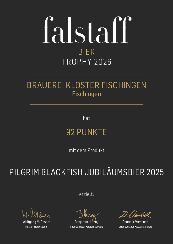 BLACKFISH JUBILÄUMSBIER 2025 MILKSTOUT 12% BARRIQUE LIMITED EDITION im Geschenk-Kistli aus Holz