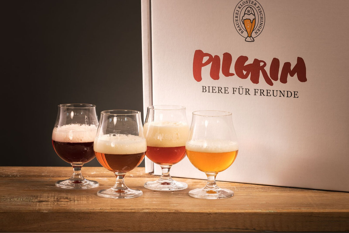 GOLDFISCH JAHRGANGSBIER 2024 LIMITED & BLACKFISCH JUBILÄUMSBIER 12.6% LIMITED im Geschenk-Kistli aus Holz