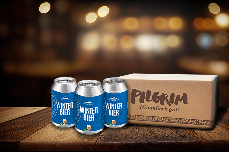 PILGRIM Craftbier Winterbier mit Tonkabohnen und Wintergewürzen